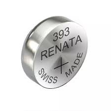 Renata 393 SR754W - Pila a bottone (da orologio) Swiss, 1,55 V, 10 pz