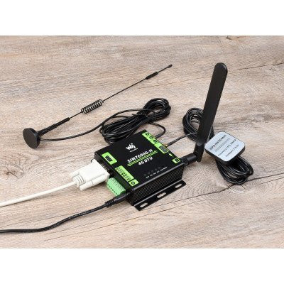 Waveshare Industrial Grade SIM7600G-H 4G DTU, USB UART/RS232/RS485 Multi Interfaces Communication, LTE Global Band Support