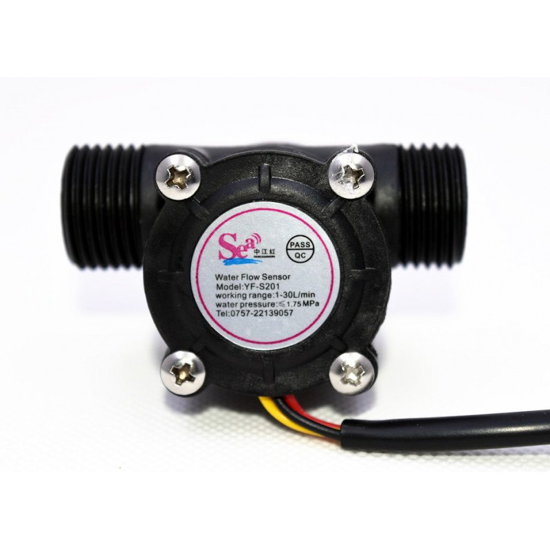 1/2 inch Water Flow Sensor - YF-S201 - TEKTOWN