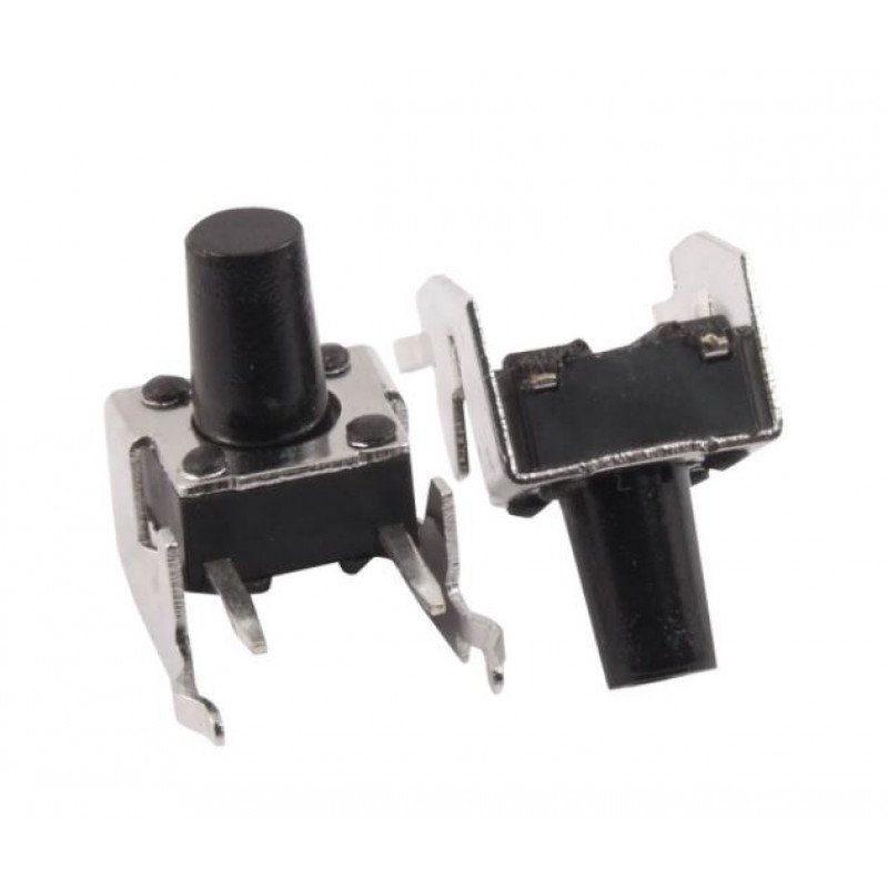 Push Button Angle 6x6x11mm Right Angle Tactile Push Button Switch - 5 Pieces Pack - TEKTOWN