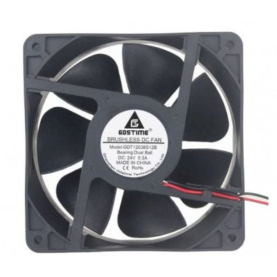 DC 24V 12038 Cooling Fan - 120x120x38 mm Size - TEKTOWN