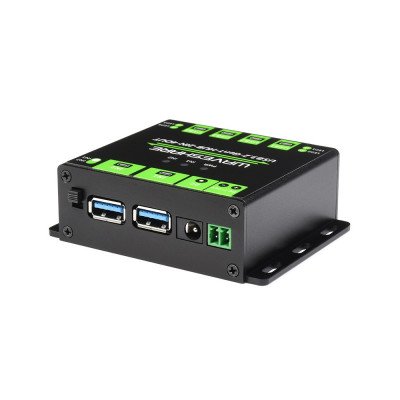 Waveshare Industrial grade USB HUB, Switchable dual hosts, Multi Protections