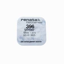 Renata 396 SR726W 1.55V 32mAh Silver Oxide Button Cell