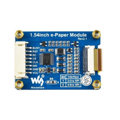 Waveshare 1.54inch 152×152 Yellow/Black/White Three-Color E-Ink Display Module