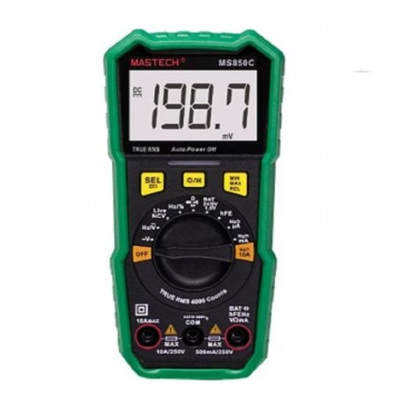 Mastech MS850C- 4000 Counts True RMS Digital Multimeter - TEKTOWN