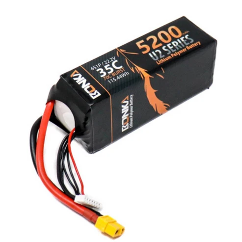 Bonka  22.2v 5200mAh 35C 6S1P Lipo Battery