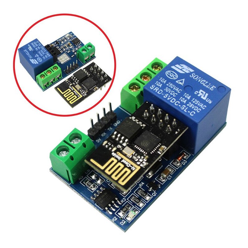 ESP8266 WiFi 5V 1 Channel Relay Module IOT Smart Home Remote Control ...
