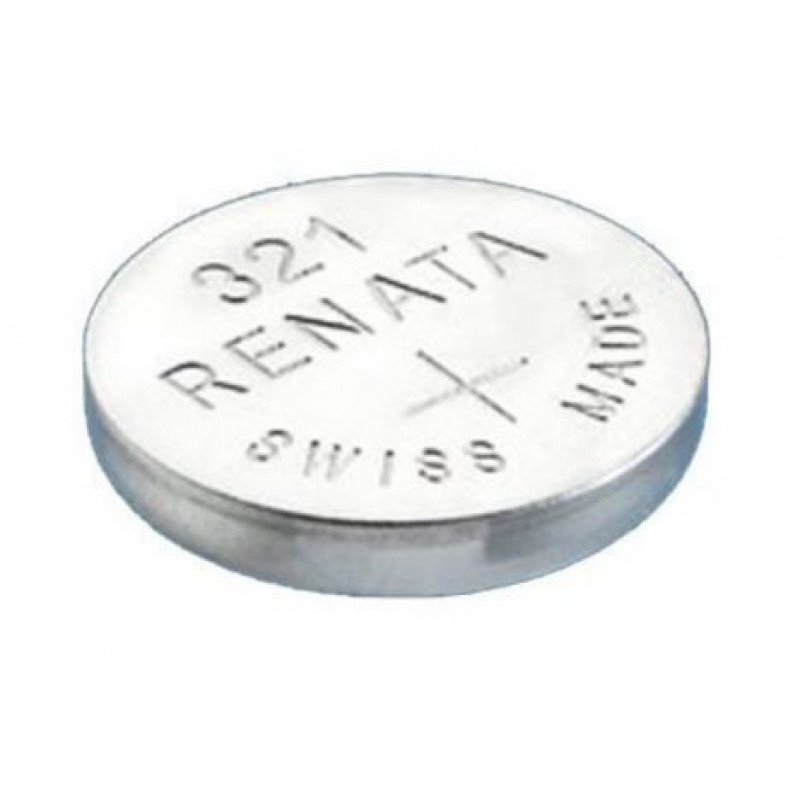 Renata 321 SR616SW 1.55V 15mAh Silver Oxide Button Cell Battery - TEKTOWN